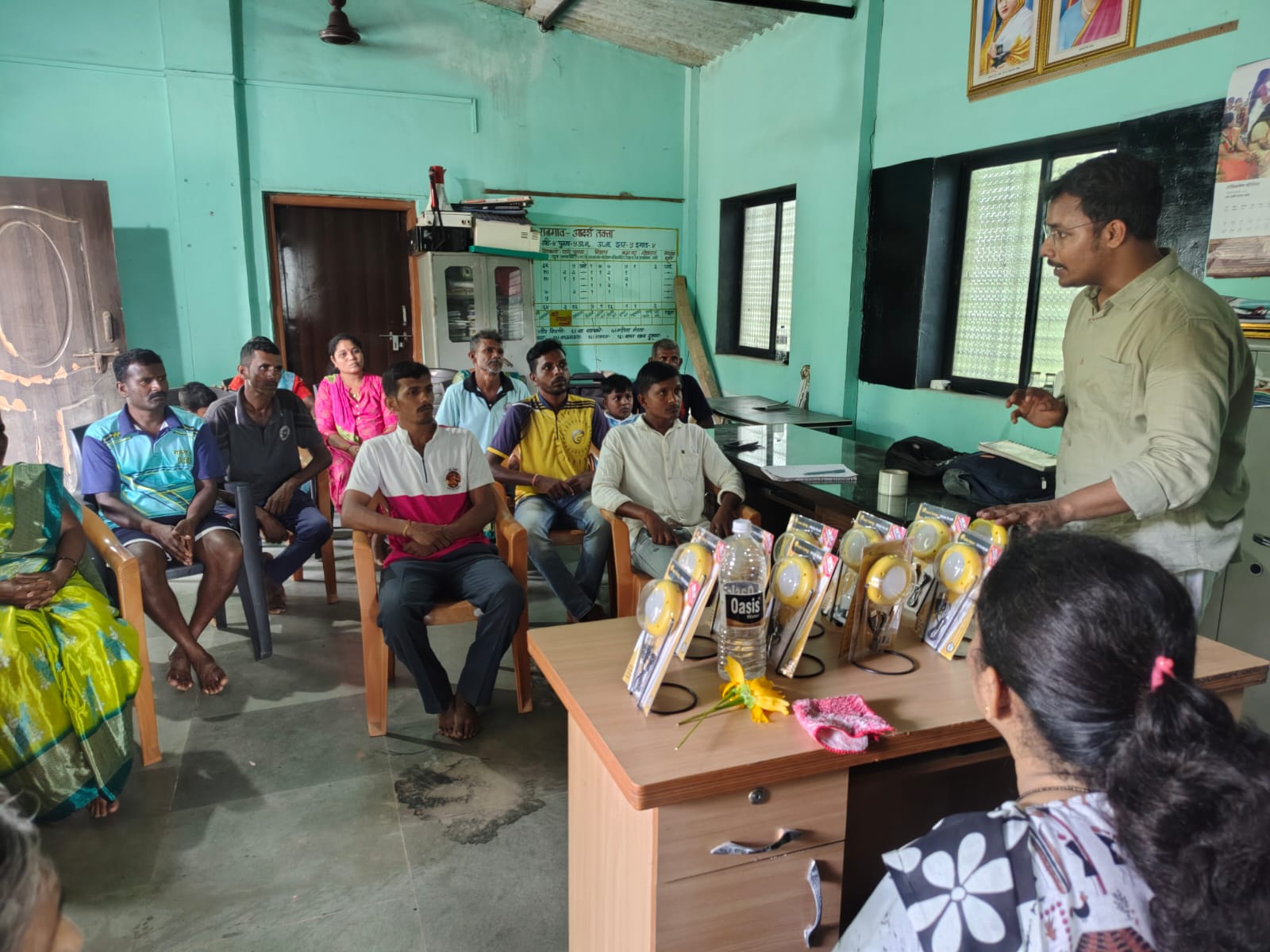 Village solar lighting session